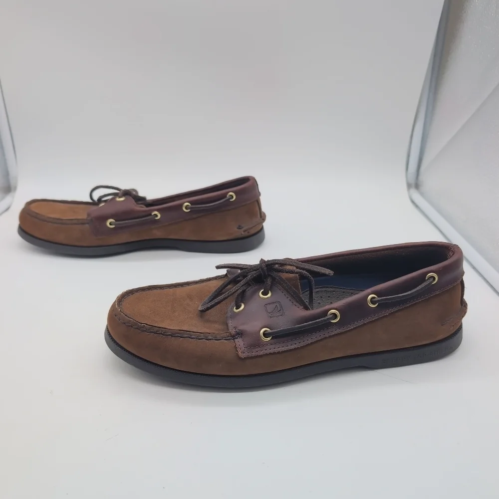 Sperry Authentic Original 2 Eye Sz 11 Men's Brown Boat Shoes